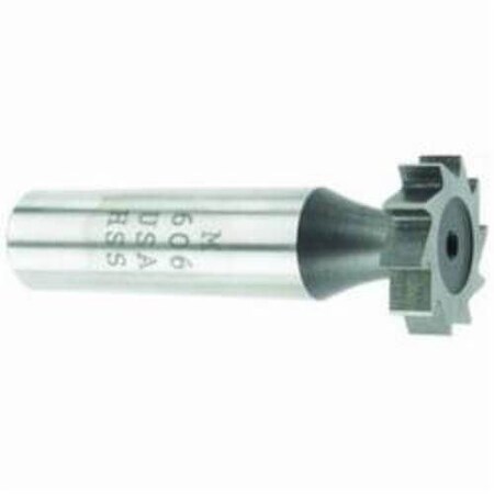 Morse Woodruff Keyseat Cutter, Series 1917, 114 Dia Cutter, 214 Overall Length, 14 Cutting Width, 40556